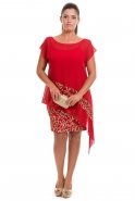 Red Oversized Evening Dress AL7592