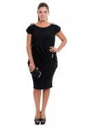 Black Large Size Evening Dress AL7296