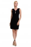 Short Black Evening Dress T2214
