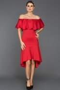 Short Red Night Dresses KR54437