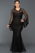 Long Black Oversized Dress ABU031