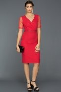 Short Red Evening Dress AR37012