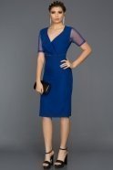 Short Sax Blue Evening Dress AR37012