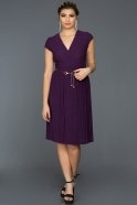Short Purple Evening Dress AR39030