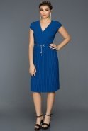 Short Sax Blue Evening Dress AR39030
