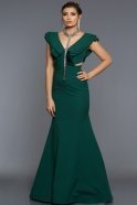 Long Emerald Green Evening Dress ABU106