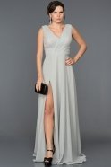 Long Grey Engagement Dress AN2513