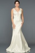 Long White Mermaid Prom Dress AN2516