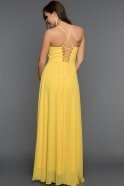 Long Yellow Evening Dress ABU070