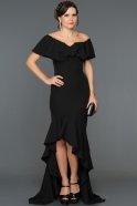 Short Black Evening Dress ABO012