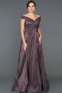 Long Purple Engagement Dress ABU237