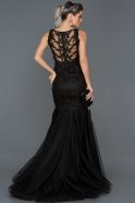 Tail Black Mermaid Prom Dress ABU557