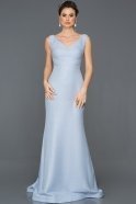Long Blue Prom Gown ABU225