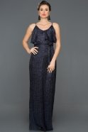 Long Navy Blue Prom Gown AR39034