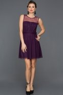 Mini Purple Prom Gown AR37020