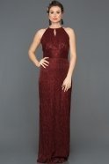 Long Red Prom Gown AR39032