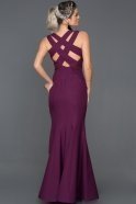 Long Purple Mermaid Evening Dress ABU165