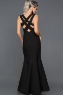 Long Black Mermaid Evening Dress ABU165
