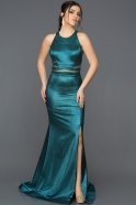 Long Oil Green Mermaid Prom Dress ABU211