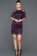 Short Purple Invitation Dress N98818