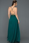 Long Emerald Green Prom Gown ABU097