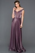 Long Purple Engagement Dress ABU263