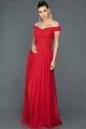 Long Red Evening Dress ABU008