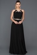Long Black Evening Dress ABU103