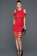 Short Red Evening Dress MN1453
