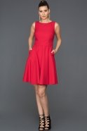Short Red Evening Dress W8020