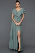 Turquoise Long Engagement Dress ABU032
