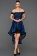 Mini Sax Blue Invitation Dress ABK020