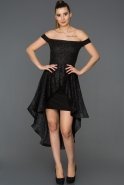 Mini Black Invitation Dress ABK020