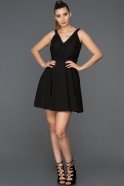 Short Black Invitation Dress AB498