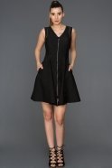 Short Black Invitation Dress ABK101