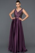 Long Purple Engagement Dress AB1573