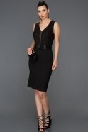 Short Black Invitation Dress ABK225