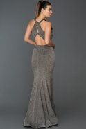 Long Black-Silver Mermaid Prom Dress AB7516