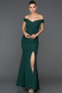 Long Emerald Green Mermaid Prom Dress ABU052