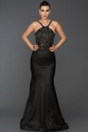 Long Black Mermaid Evening Dress AB2576