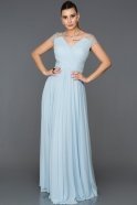 Long Blue Evening Dress ABU025