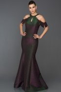 Long Fuchsia-Green Mermaid Prom Dress ABU885