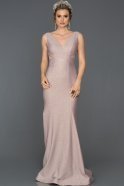 Long Powder Color Mermaid Prom Dress ABU313
