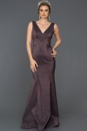 Long Violet Mermaid Prom Dress ABU313