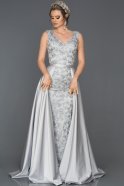 Tail Grey Mermaid Prom Dress ABU286