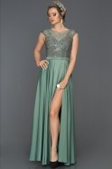 Long Turquoise Engagement Dress AB4428
