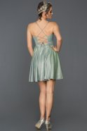 Short Mint Invitation Dress ABK085