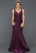 Long Fuchsia Mermaid Evening Dress AB7424