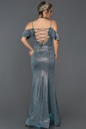 Long Turquoise Mermaid Evening Dress ABU356