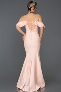Long Powder Color Mermaid Prom Dress ABU035